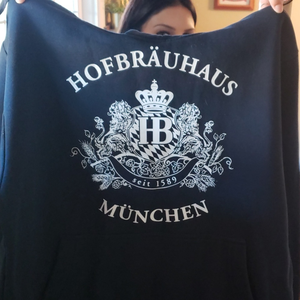 Small Hofbrauhaus sweater.